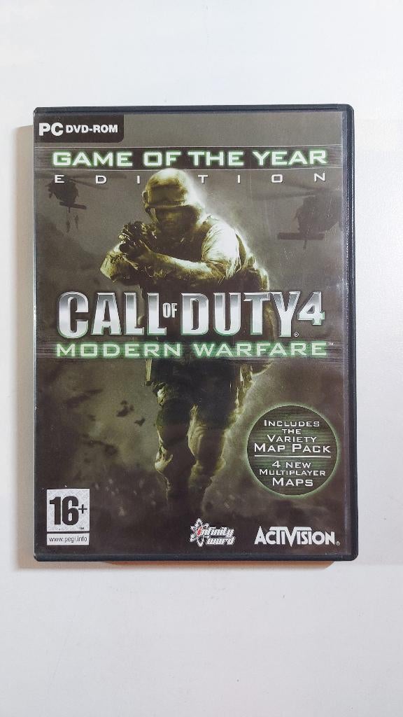 Call of Duty 4 - Modern Warfare Game of the Year edition PC, Ophalen of Verzenden, Gebruikt, Shooter, Vanaf 16 jaar