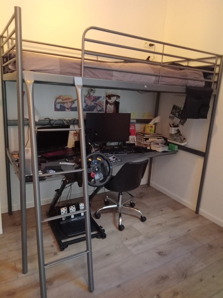 Mezzaninebed, Ophalen, Zo goed als nieuw, Hoogslaper