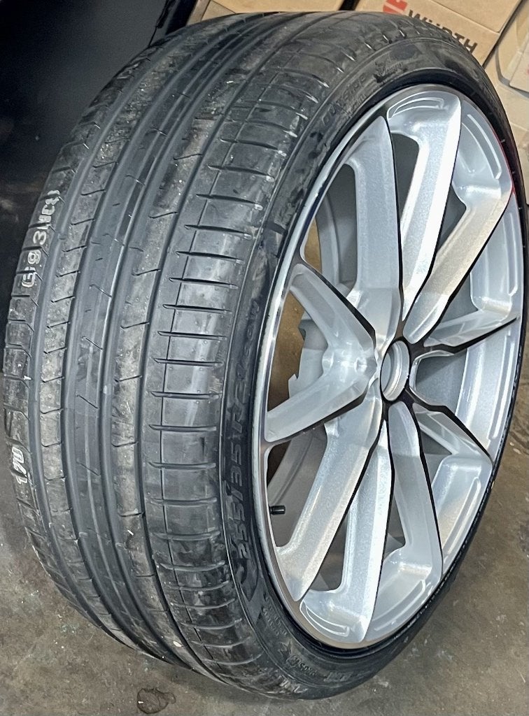 Jantes Japan Racing JR37 21” +  Pirelli P Zero Tesla Model Y, 255 mm, Véhicule de tourisme, Pneus été, 21 pouces