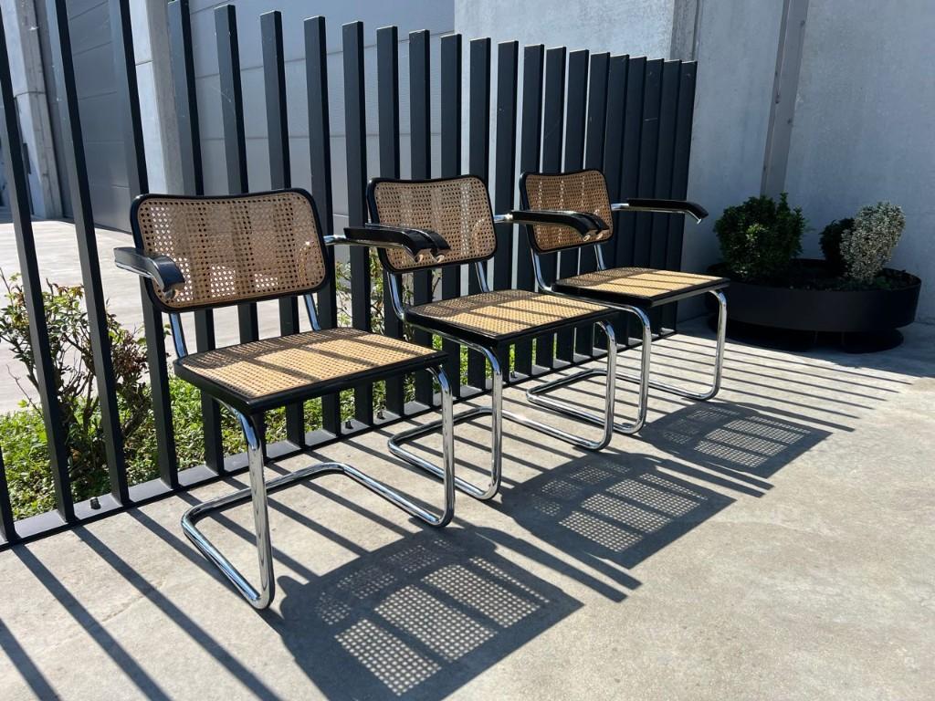 Chaises Cesca « made in Italy », 3x, Maison & Meubles, Chaises, Trois, Design, Utilisé, Bois