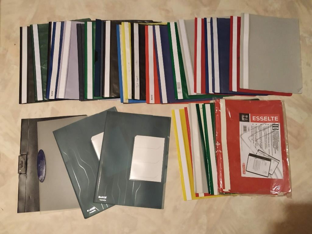 plastieken sorteer mapjes klassieke formaat a4 uit te kiezen, Diversen, Ophalen of Verzenden, Nieuw