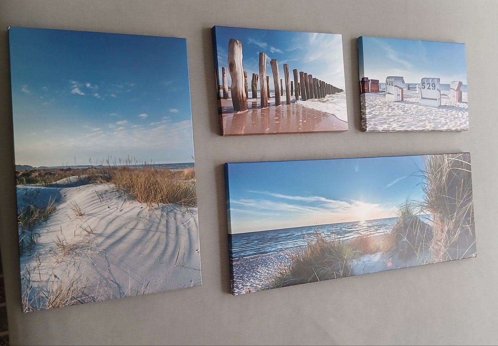 muur decoratie, Ophalen, Gebruikt, Schilderijlijst, Blauw