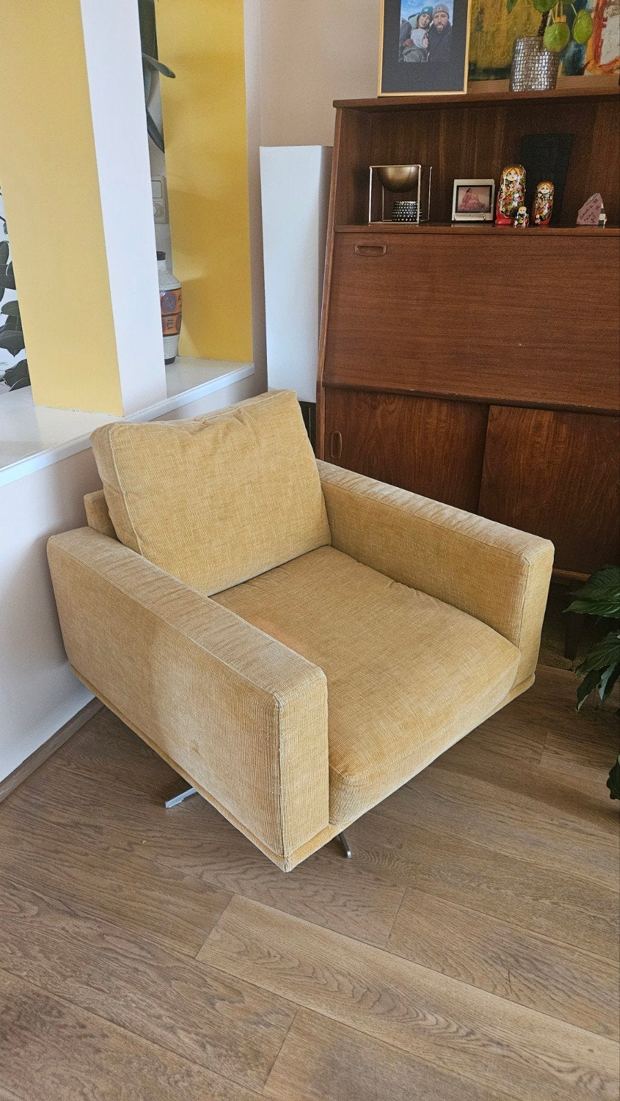 Vintage draaistoel, Ophalen