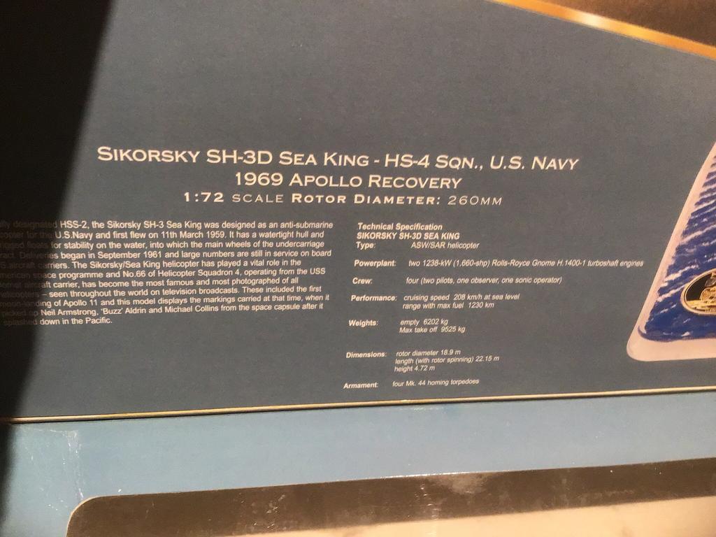 Récupération de Sikorsky Apollo, Enlèvement, Comme neuf