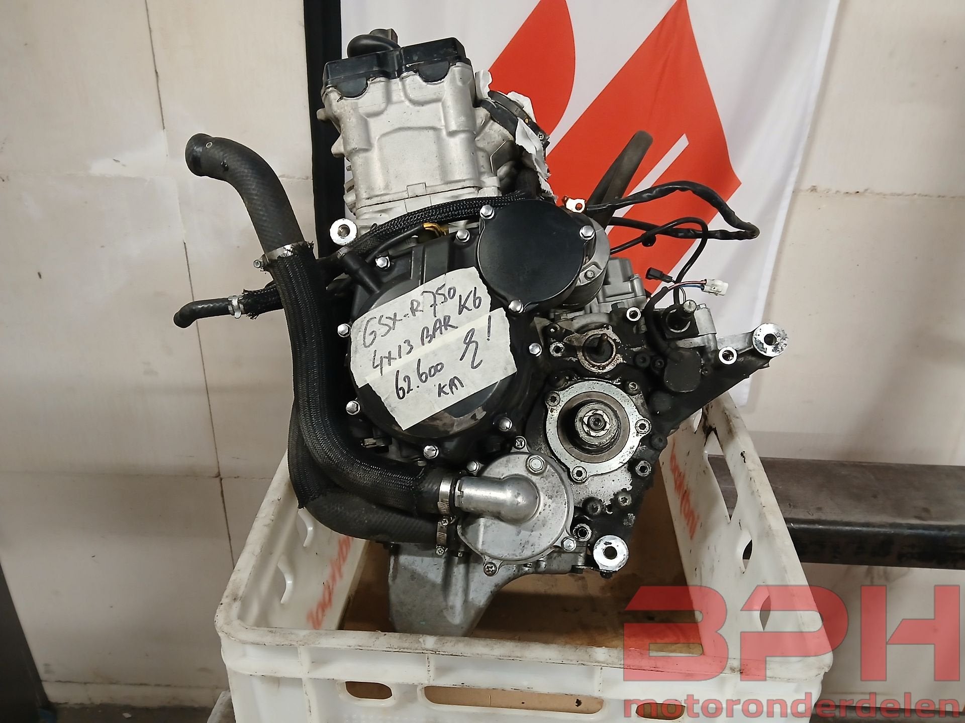 Motorblok Suzuki GSX-R 750 K6 - K7 2006 t/m 2007 GSXR engine, Ophalen, Gebruikt, -, -