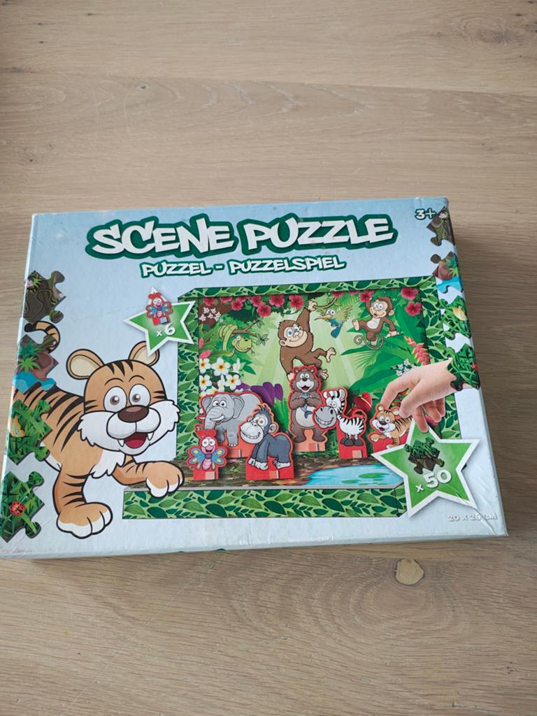 Puzzel jungle, Hobby en Vrije tijd, Gezelschapsspellen | Kaartspellen, Ophalen
