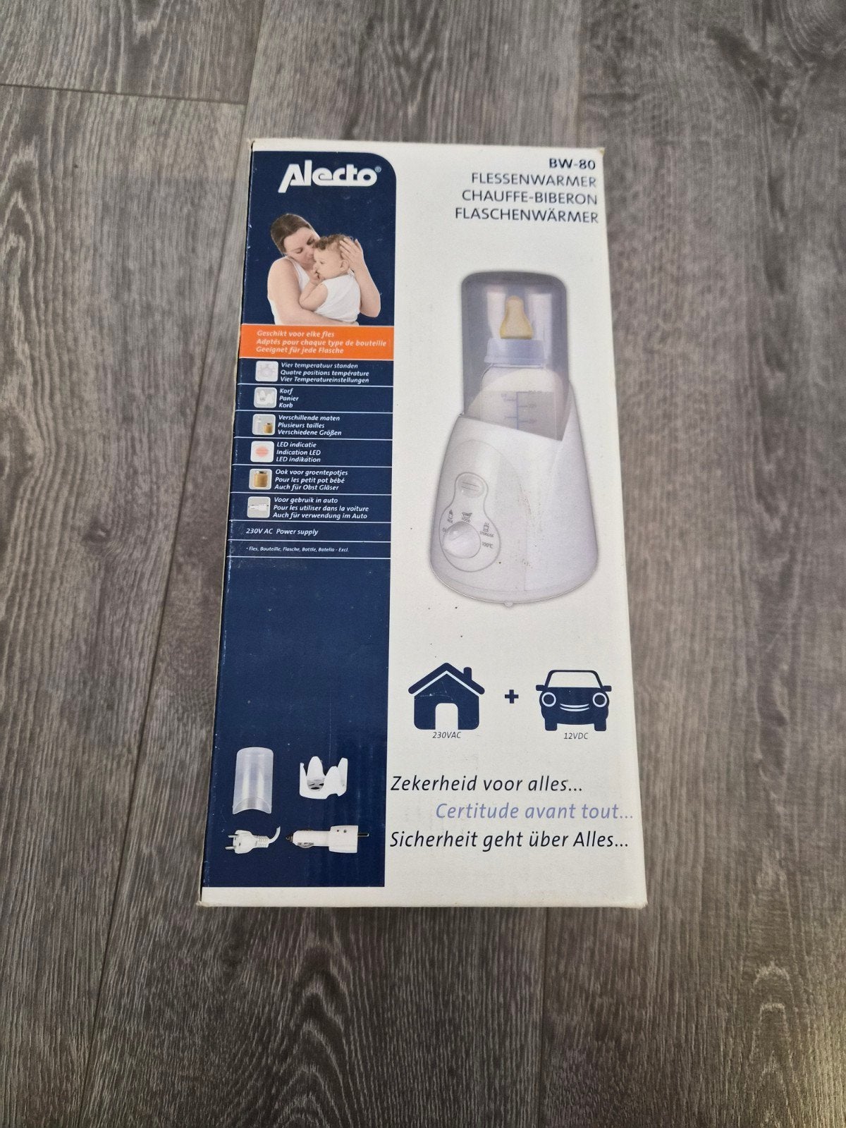 flessenwarmer voor thuis of in de auto, Kinderen en Baby's, Babyvoeding en Toebehoren, Ophalen, Alecto