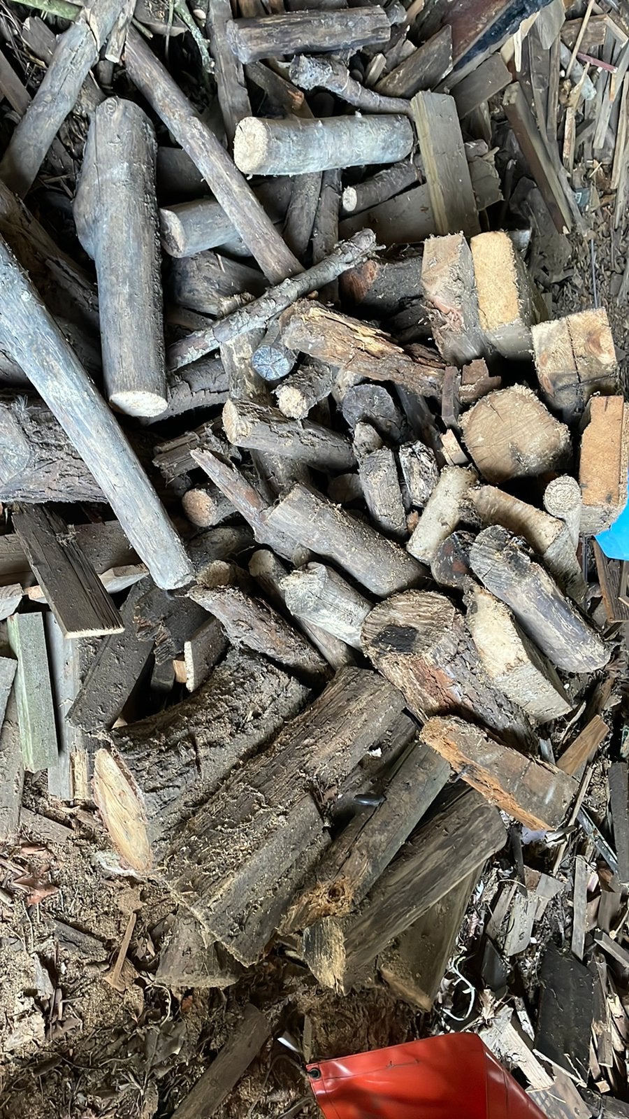 Le bois de chauffage peut être ramassé gratuitement, Enlèvement