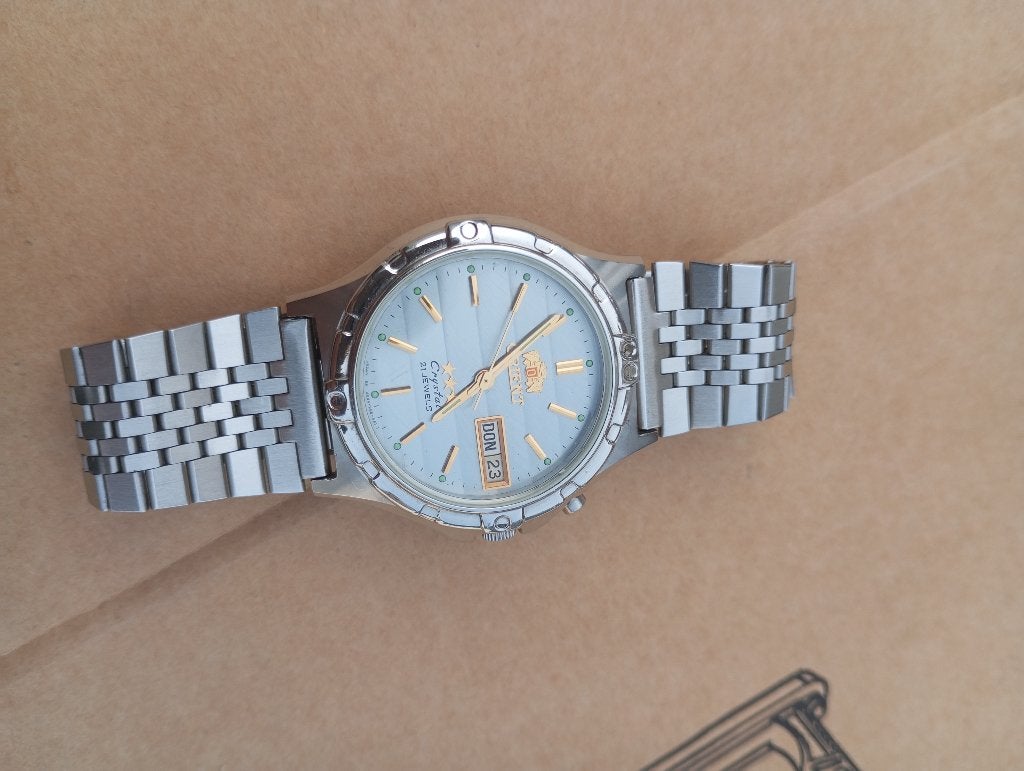 Orient 3 star horloge automatic perfecte staat japan., Ophalen of Verzenden