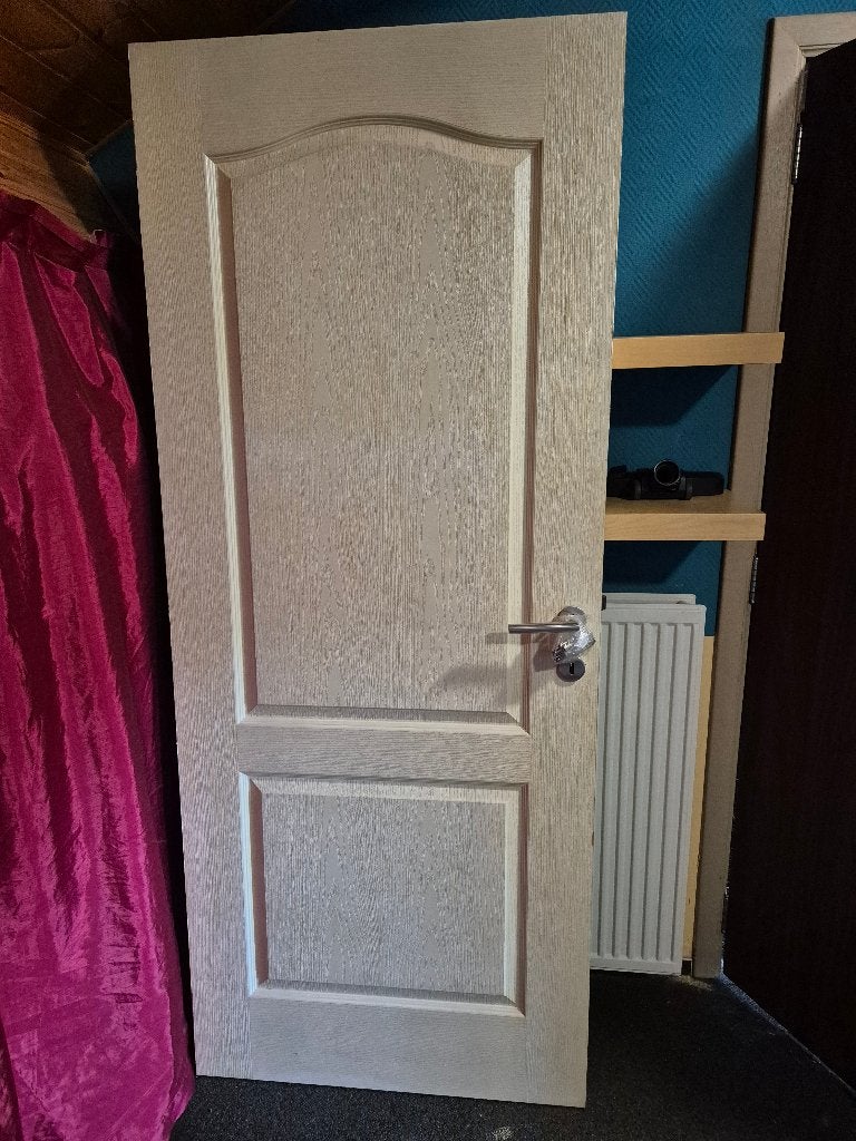 Porte, Bricolage & Construction, Enlèvement, Bois, 200 à 215 cm, Utilisé