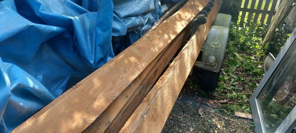 Spanten hout 180x30 tot 6.5m lang, Ophalen