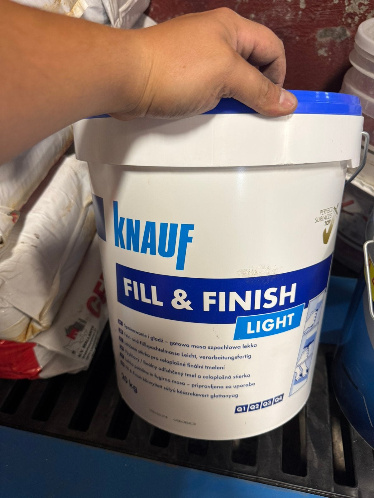 Knauf Fill & Finish Light 20 kg, Bricolage & Construction, Matériel de peinture, Enlèvement, Neuf