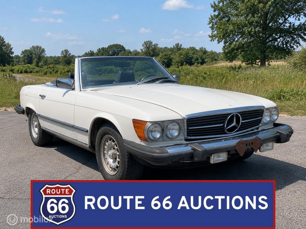 Mercedes-Benz 380 SL | 1983 | Route 66 Auctions, Auto's, Oldtimers, Bedrijf, Te koop, Mercedes-Benz, Benzine, Overige carrosserie