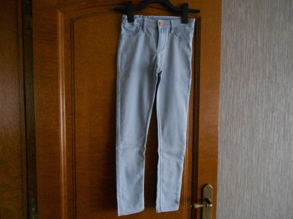 jean bleu clair taille 140 Skinny Fit&Denim, Pantalon, Enlèvement ou Envoi, Utilisé, Skinny fit&Denim