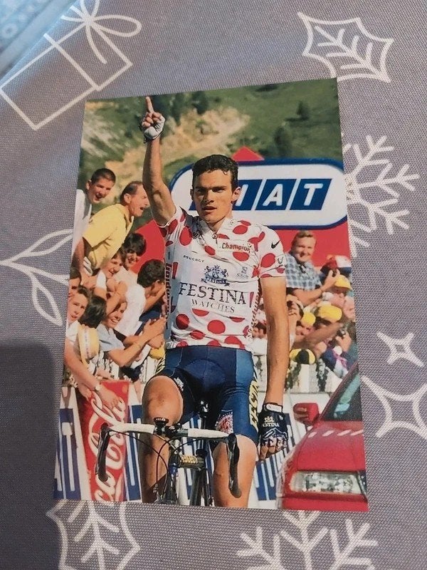 Foto (Repro) Richard Virenque / Tour 1997 / Festina, Enlèvement ou Envoi, Comme neuf, Affiche, Image ou Autocollant