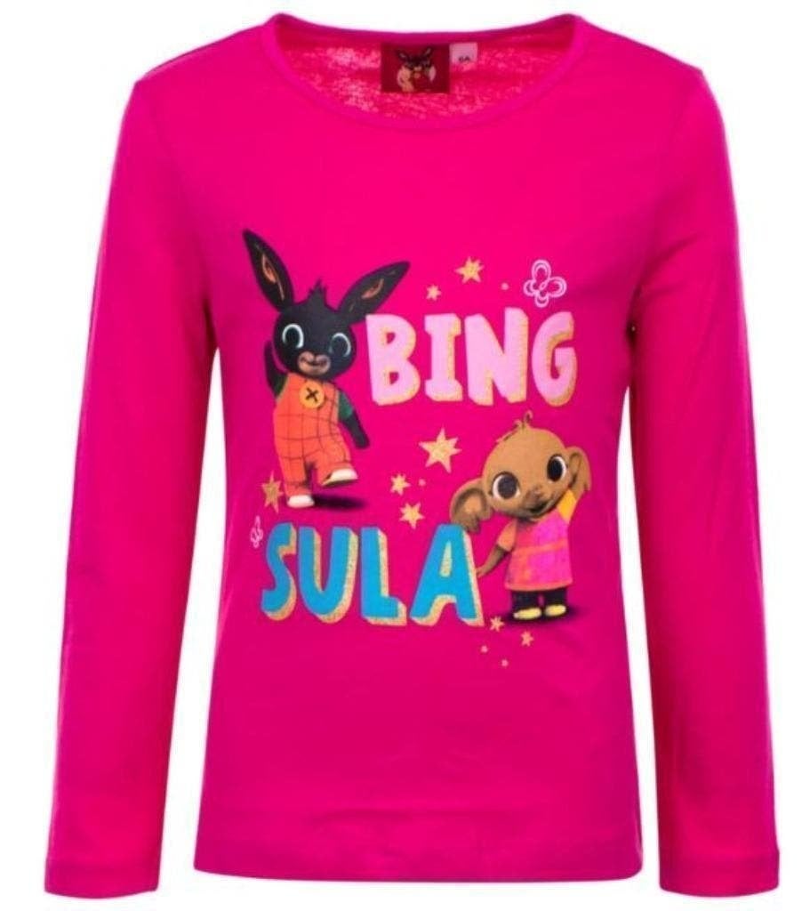 Bing Konijn Longsleeve Shirt Fuchsia - Maat 116 - Katoen, Kinderen en Baby's, Meisje, Nieuw, Shirt of Longsleeve, Bing