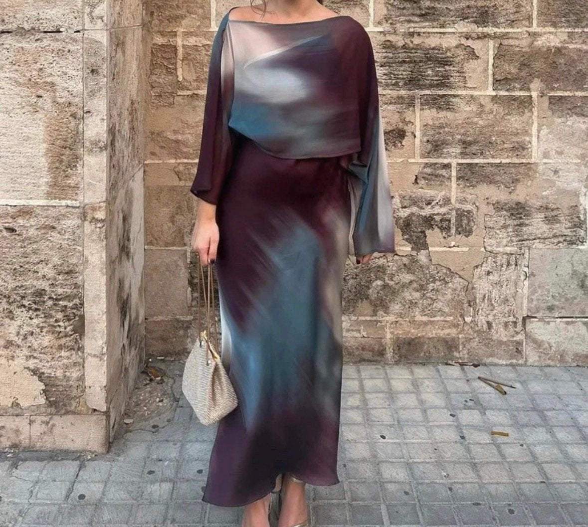 Lange jurk van Zara, Kleding | Dames, Gelegenheidskleding, Ophalen of Verzenden, Zo goed als nieuw