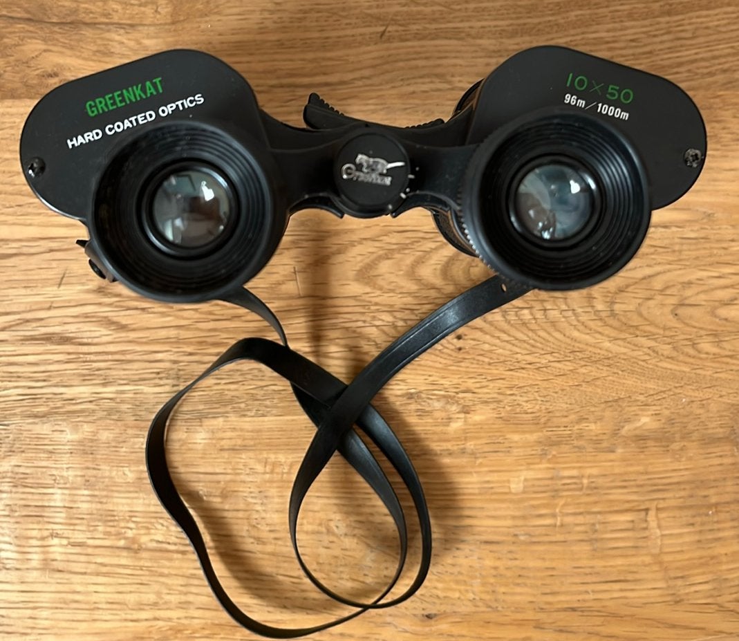 Greenkat verrekijker 10 x 50, Audio, Tv en Foto, Optische apparatuur | Verrekijkers, Ophalen, Gebruikt