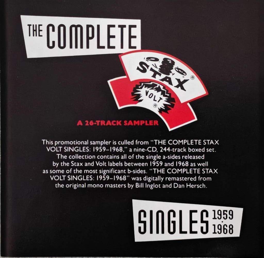 The complete STAX/VOLT singles : a 26-track sampler, Enlèvement ou Envoi, Comme neuf, R&B et Soul