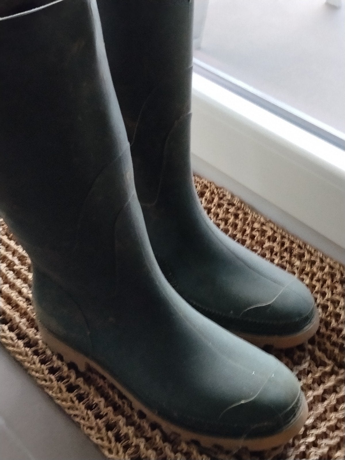rubberen wandel/tuin laarzen, maat 41, Enlèvement, Porté, Vert, Bottes de pluie