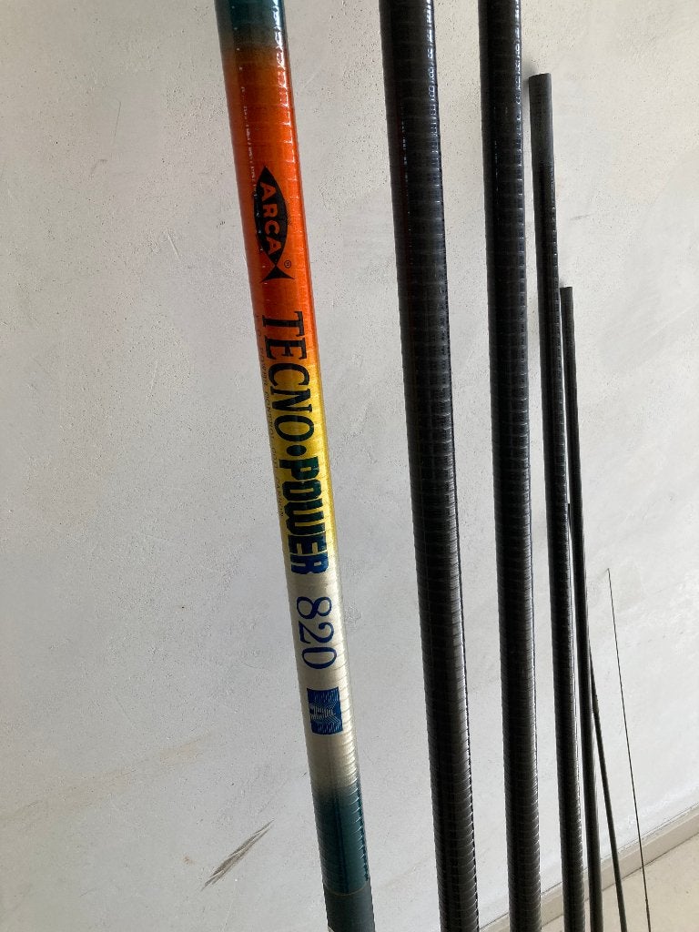 Tecno - Power 8.20 m, Ophalen, Gebruikt, Vaste hengel