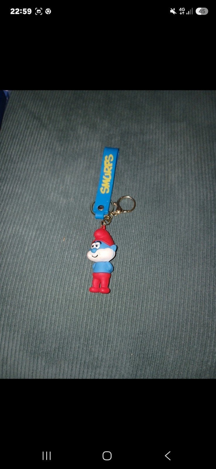 Sleutelhanger smurfen, Verzamelen, Sleutelhangers, Ophalen, Nieuw, Knuffel of Figuurtje
