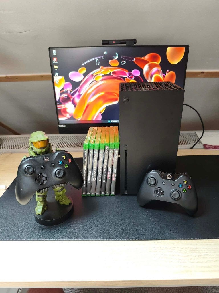 Xbox Series X + 2 manettes + lot de jeux, Enlèvement, Comme neuf, Xbox Series X