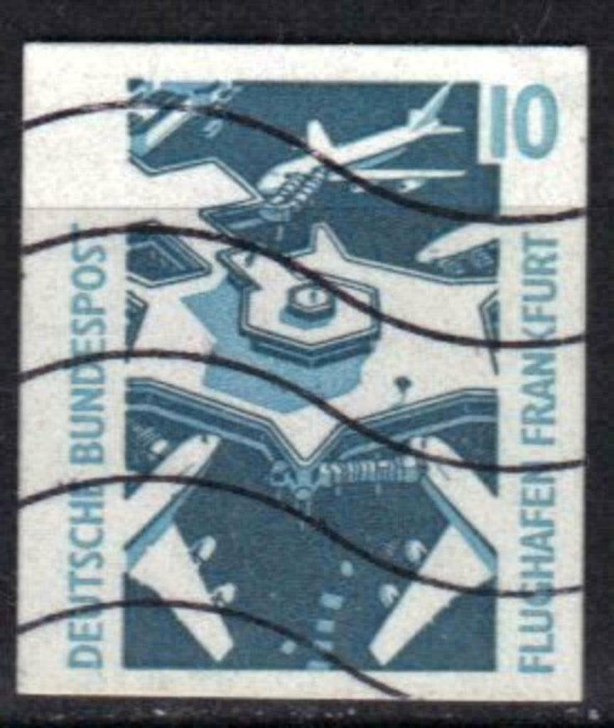 Allemagne Bundespost 1991 - Yvert 1383 - Francfort (ST), Envoi, Affranchi