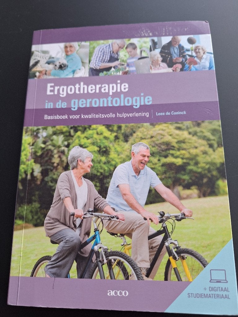 Ergotherapie in de Gerontologie, Boeken, Ophalen, Nieuw