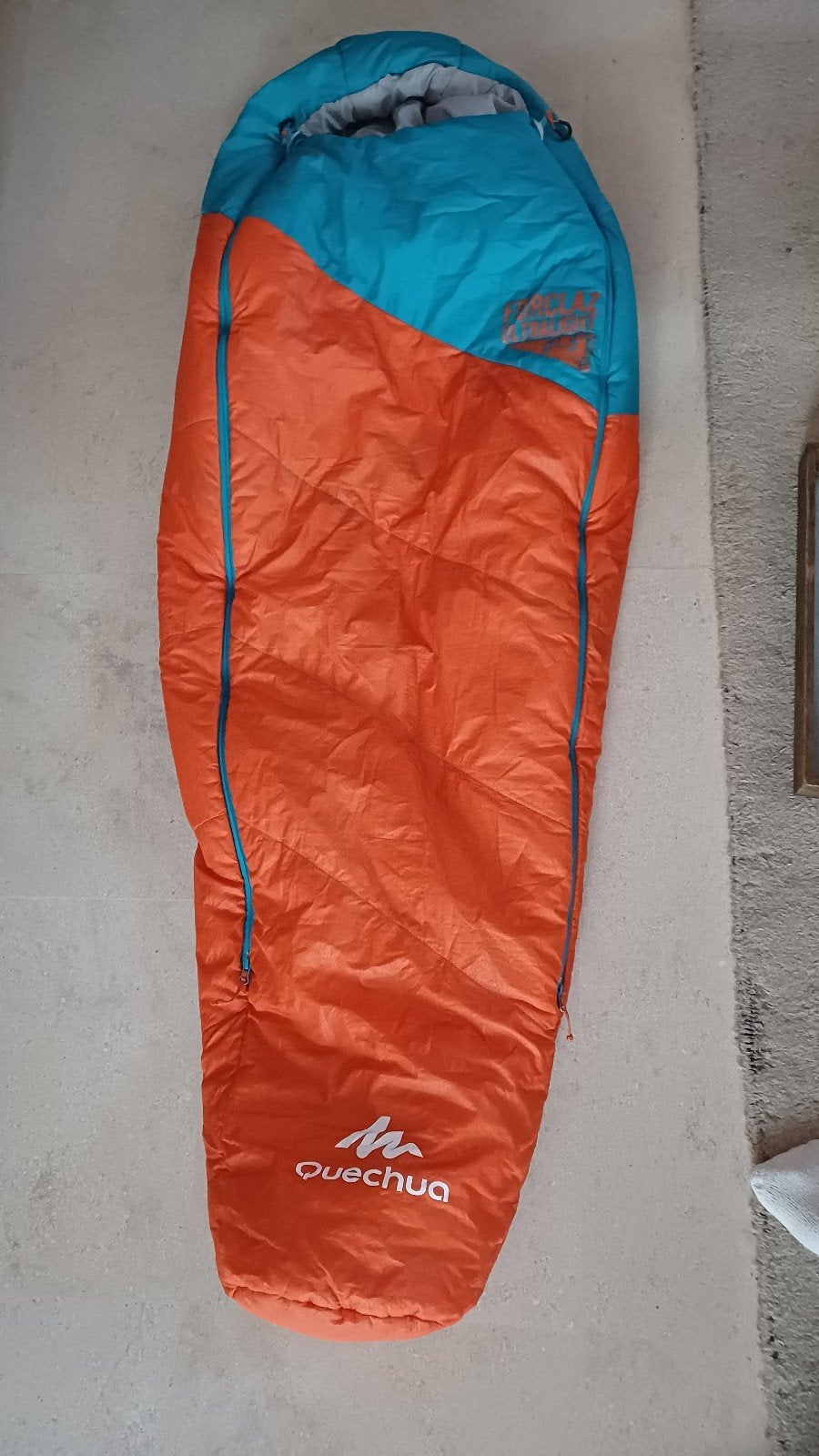 Slaapzak junior Quechua kind, Caravans en Kamperen, Slaapzakken, Ophalen, Zo goed als nieuw