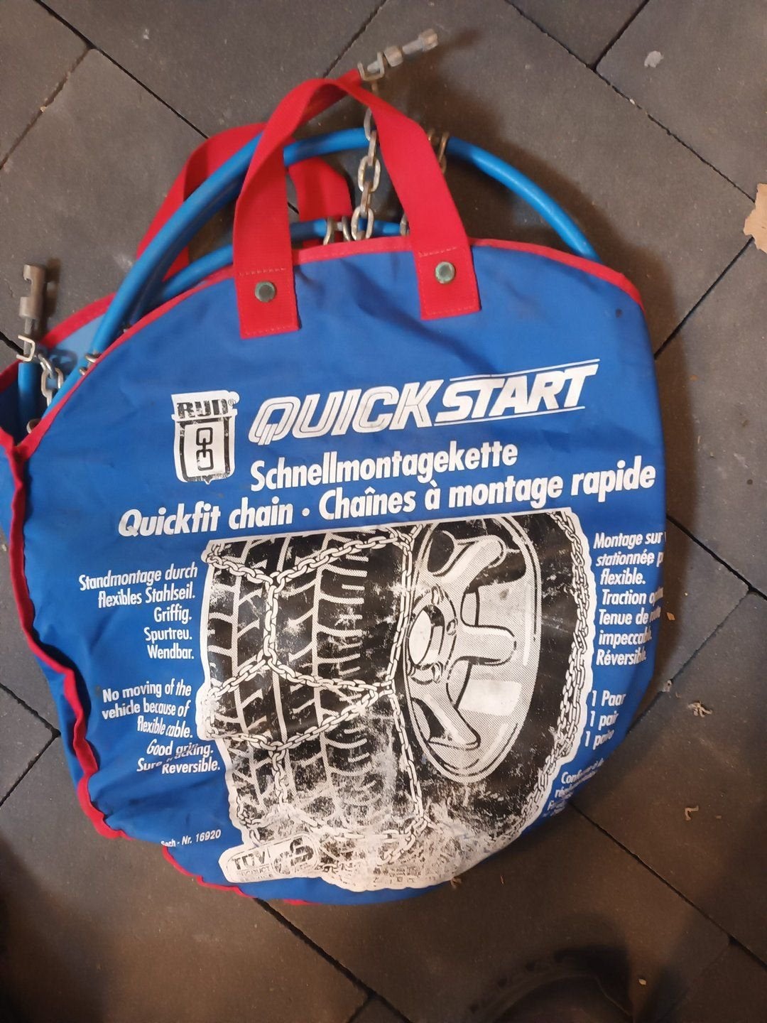 Sneeuwkettingen, Autos : Divers, Chaînes, -, -, Enlèvement, Utilisé
