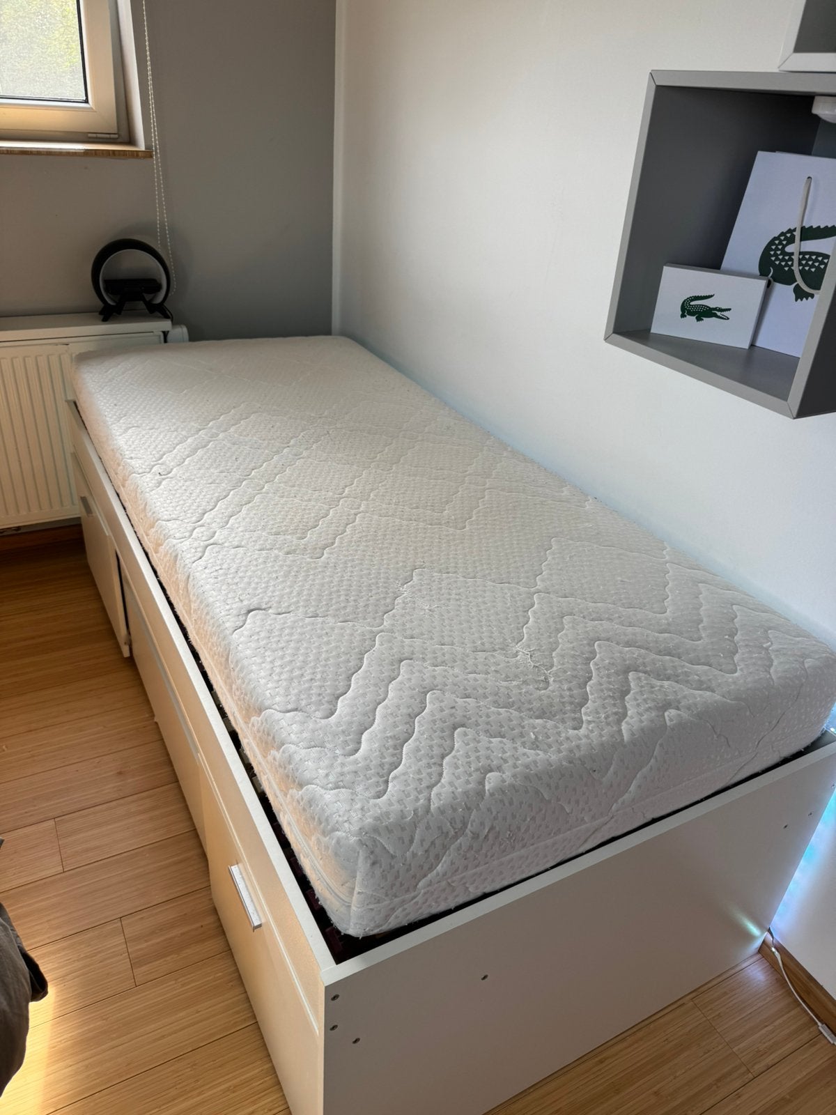 Lit simple ikéa, Une personne, Utilisé, 200 cm, Enlèvement