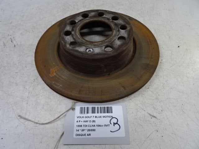 FREIN DISQUE ARRIÈRE Volkswagen Golf VII (AUA), Utilisé, Volkswagen