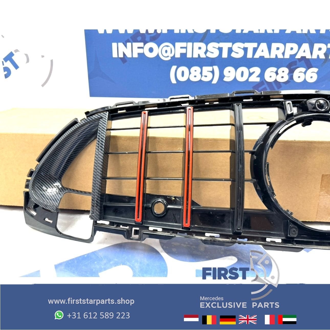 W206 S206 C KLASSE 2022 BRABUS CARBON GRIL PANAMERICANA GRIL, Gebruikt, -, Ophalen of Verzenden, -