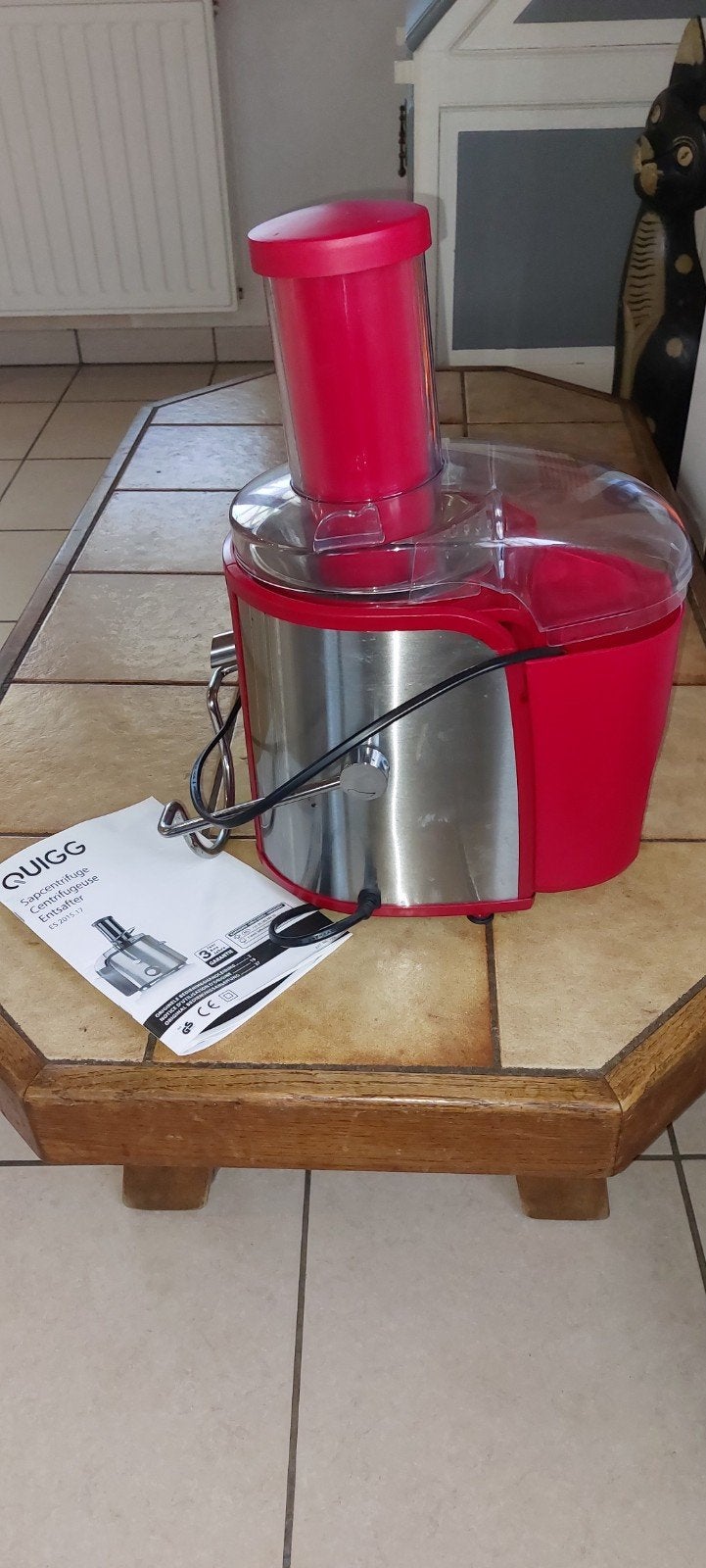 centrifuge, Ophalen