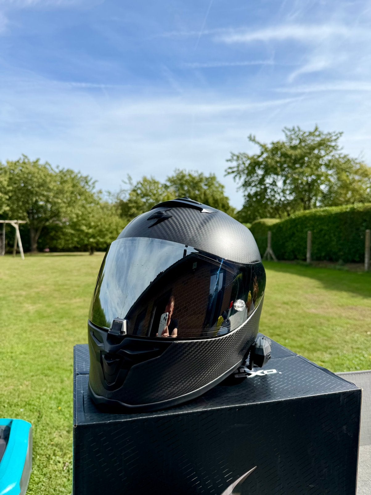 CASQUE R1 CARBONE MAT EN M, Enlèvement, M
