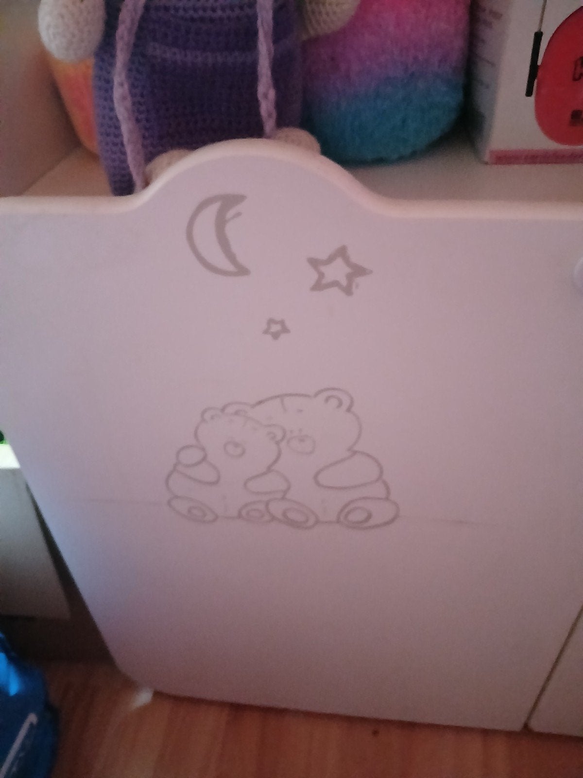 Babybed en commode met verzorgingstafel, Enlèvement, Utilisé, Modern