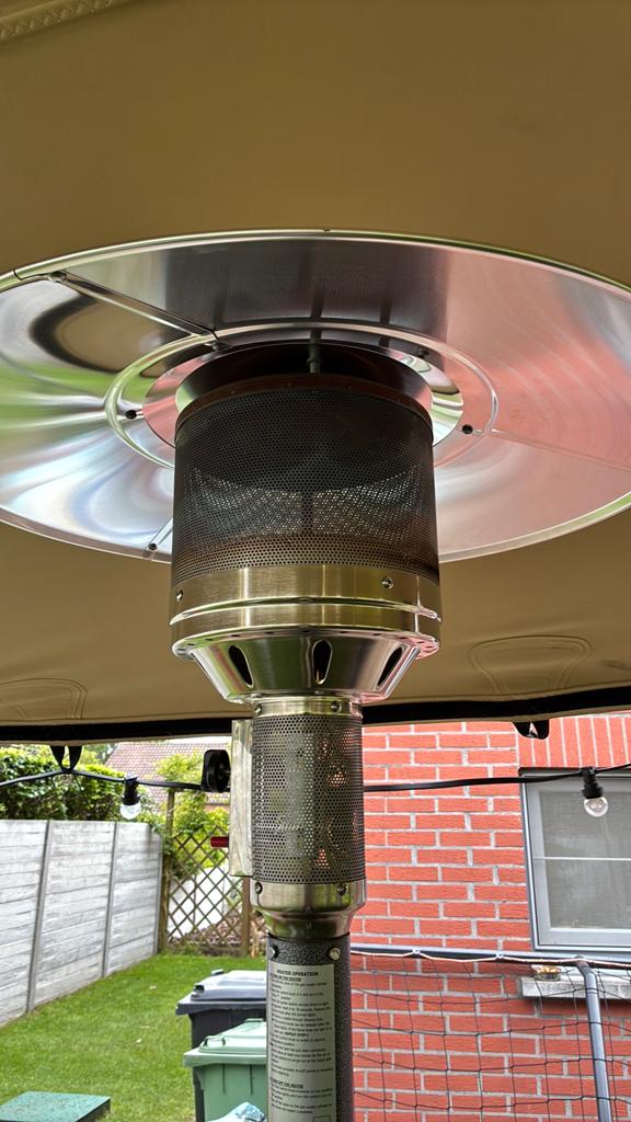 Nieuwe terrasverwarmer, 1x gebruikt voor trouwfeest, Enlèvement, Comme neuf