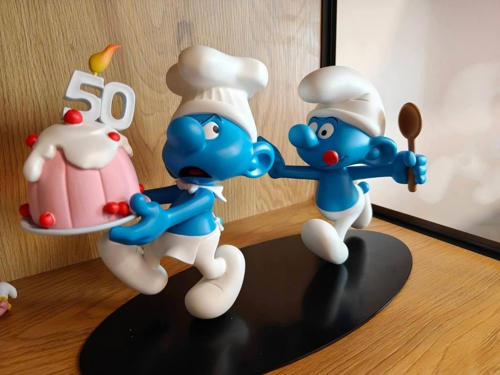 Smurfen beeld 50 jaar editie, Verzamelen, Ophalen of Verzenden