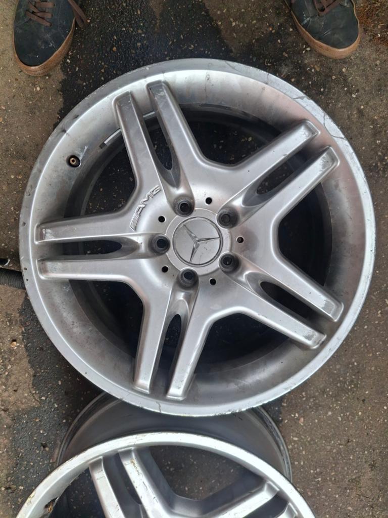 18 inch Mercedes amg velgen 2 stuks, Autos : Pièces & Accessoires, Pneus & Jantes, Véhicule de tourisme, 18 pouces, Enlèvement