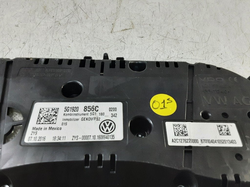 KM TELLER Volkswagen Golf VII (AUA) (5G1920856C), Auto-onderdelen, Gebruikt, Volkswagen, Volkswagen AG, Kundenbetreuung@volkswagen.de