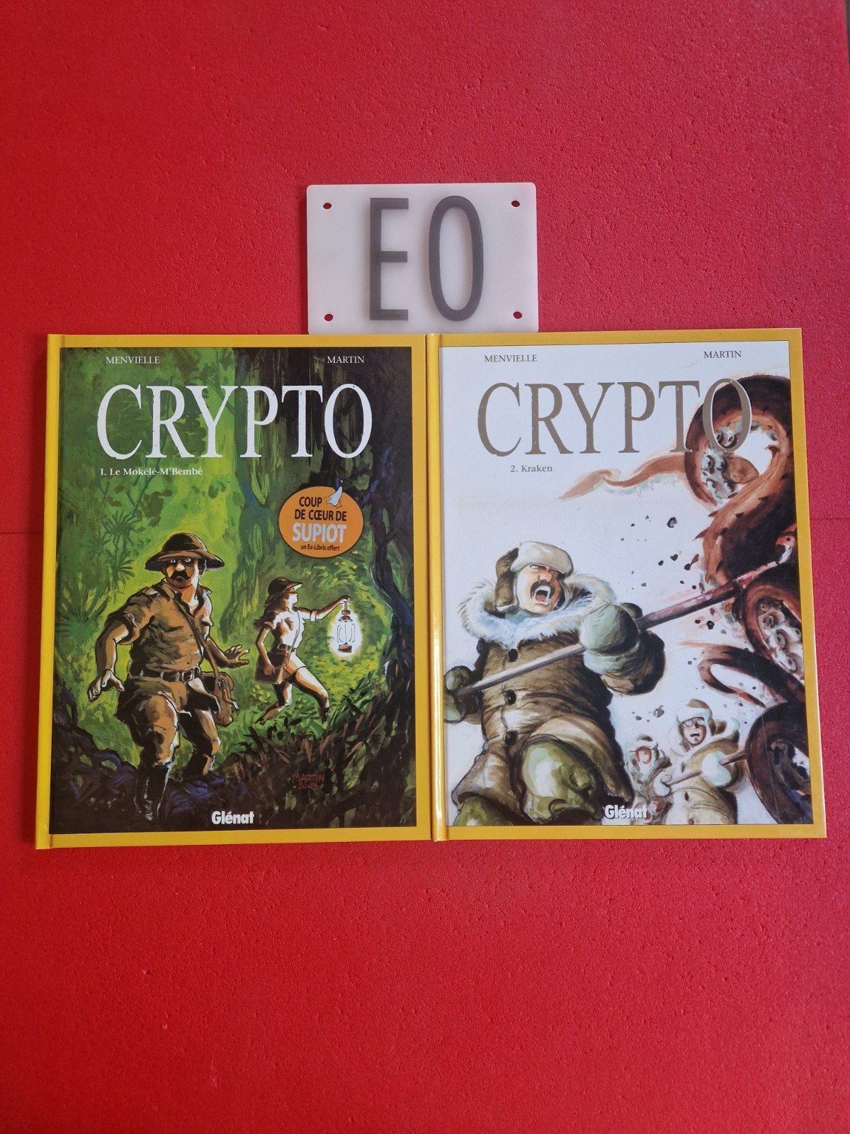 lot de 2 bd crypto 1 et 2,EO, avec ex libris tome 1, Livres, Enlèvement ou Envoi