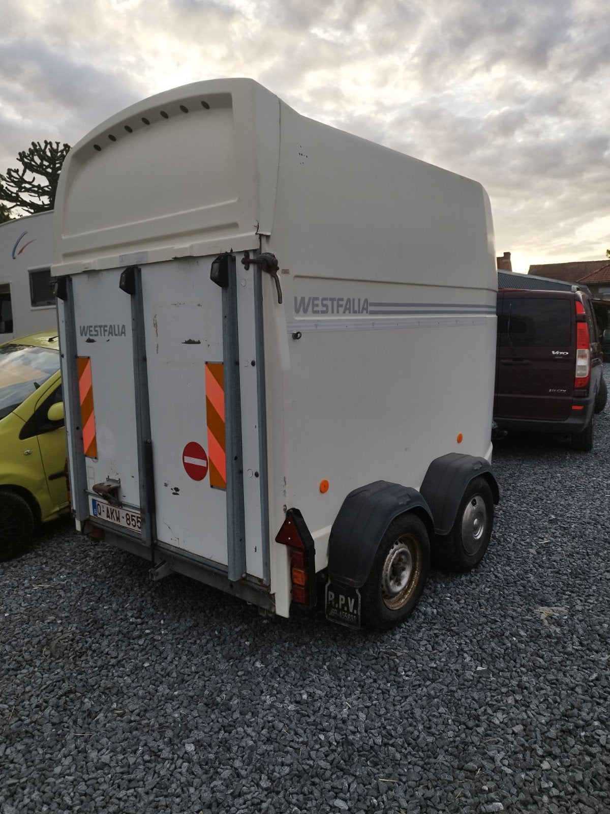 van 2 chevaux, Enlèvement
