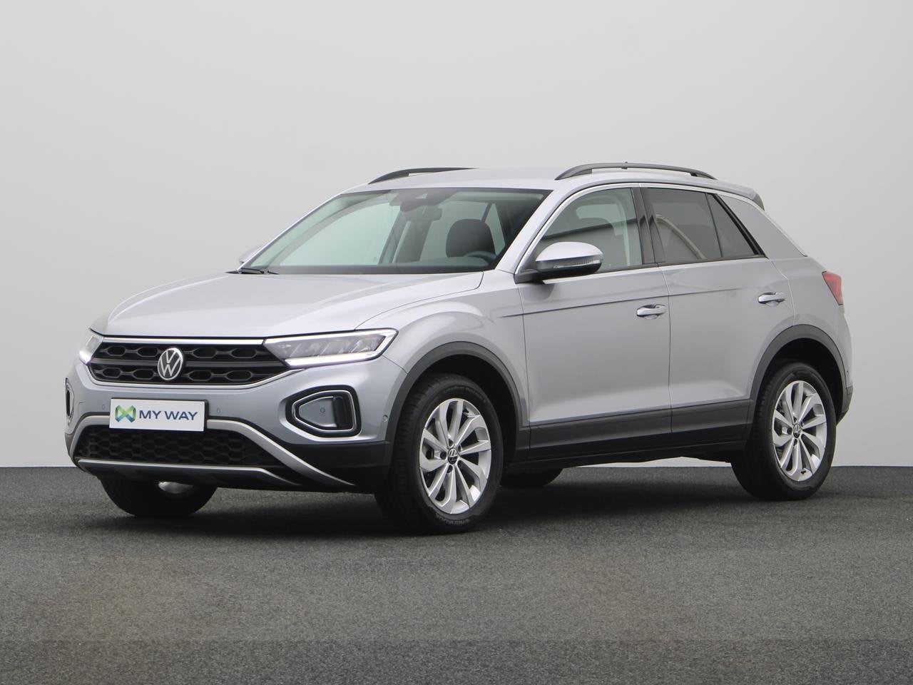 Volkswagen T-Roc 1.0 TSI 110 PK BENZINE, Auto's, SUV of Terreinwagen, Zilver of Grijs, T-Roc, 135 g/km