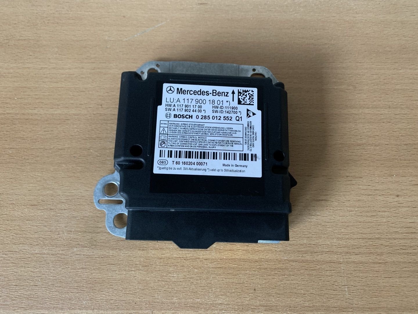 airbag module mercedes A-klasse W176 A1179001801 CLA, Gebruikt, -, Ophalen of Verzenden, -