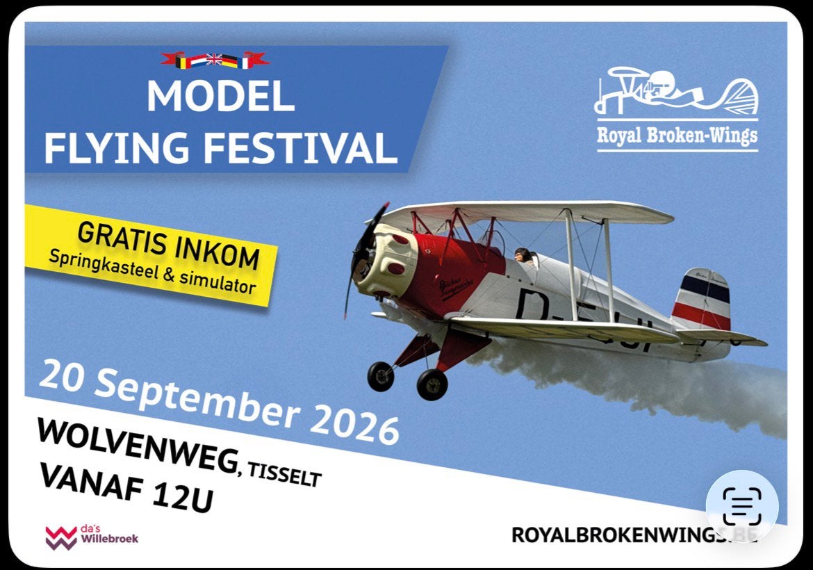 Royal Broken-Wings Model Flying Festival, Ophalen of Verzenden, Zo goed als nieuw