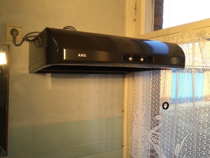 afzuigkap AEG zo goed als nieuw, Elektronische apparatuur, Ophalen, Onderbouw afzuigkap, Zo goed als nieuw, Vrijstaand