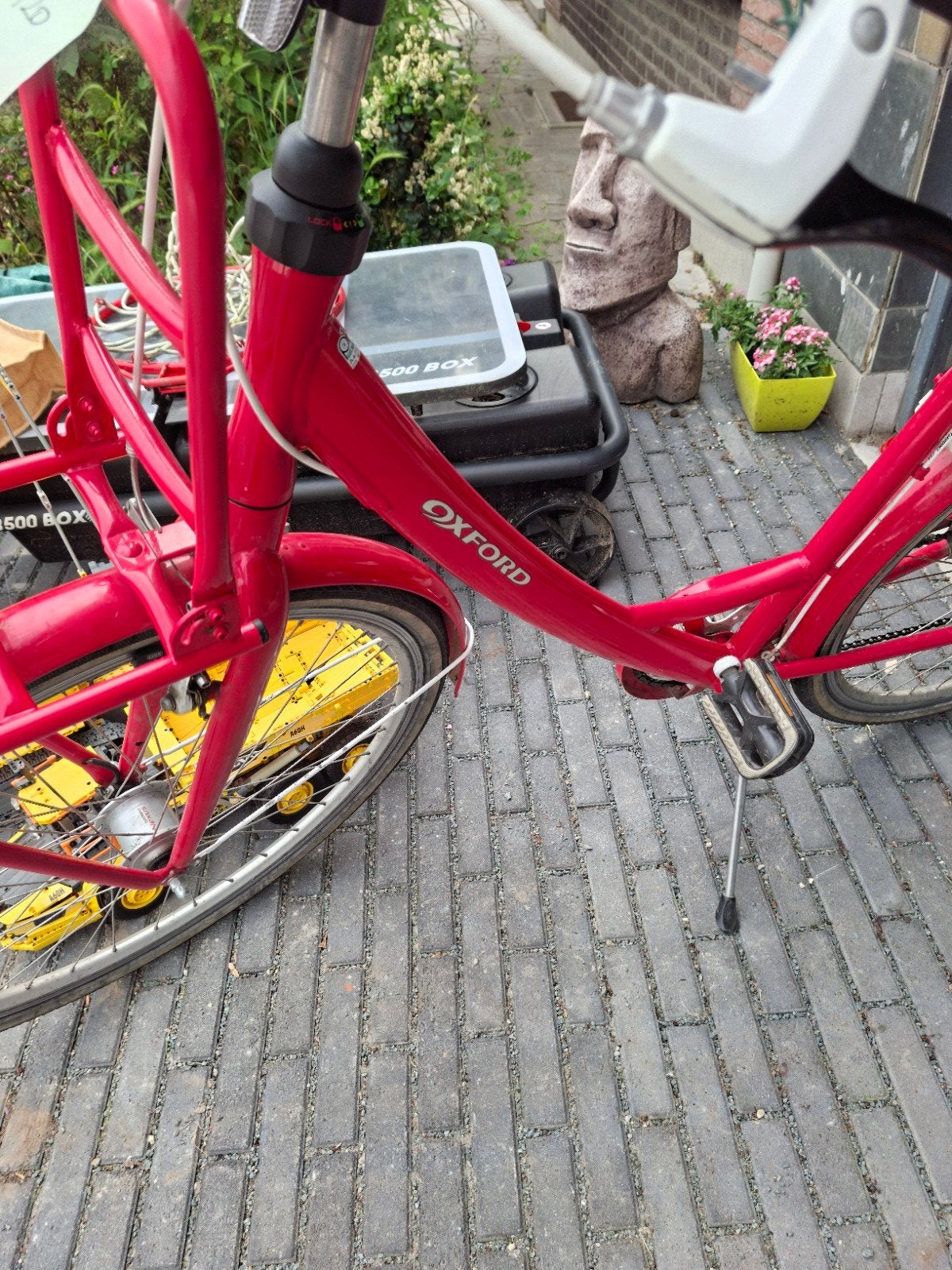 Damesfiets, Ophalen