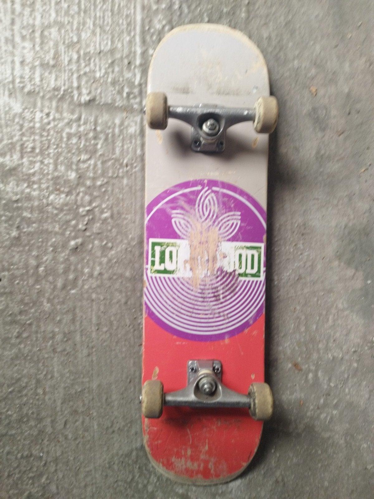 skateboard lockwood, Sport en Fitness, Skateboarden, Ophalen of Verzenden, Gebruikt, Skateboard