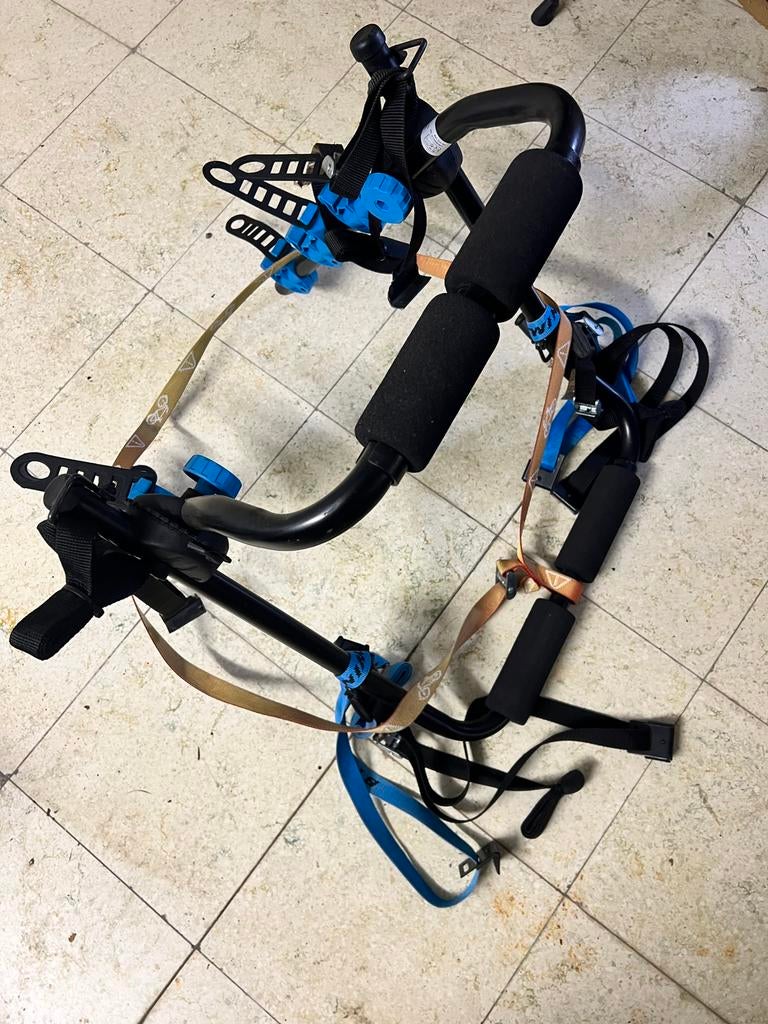 fietsdrager voor auto koffer BTWIN = 3 fietsen, Ophalen, Gebruikt
